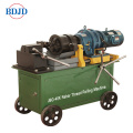 Steel rod threading machine